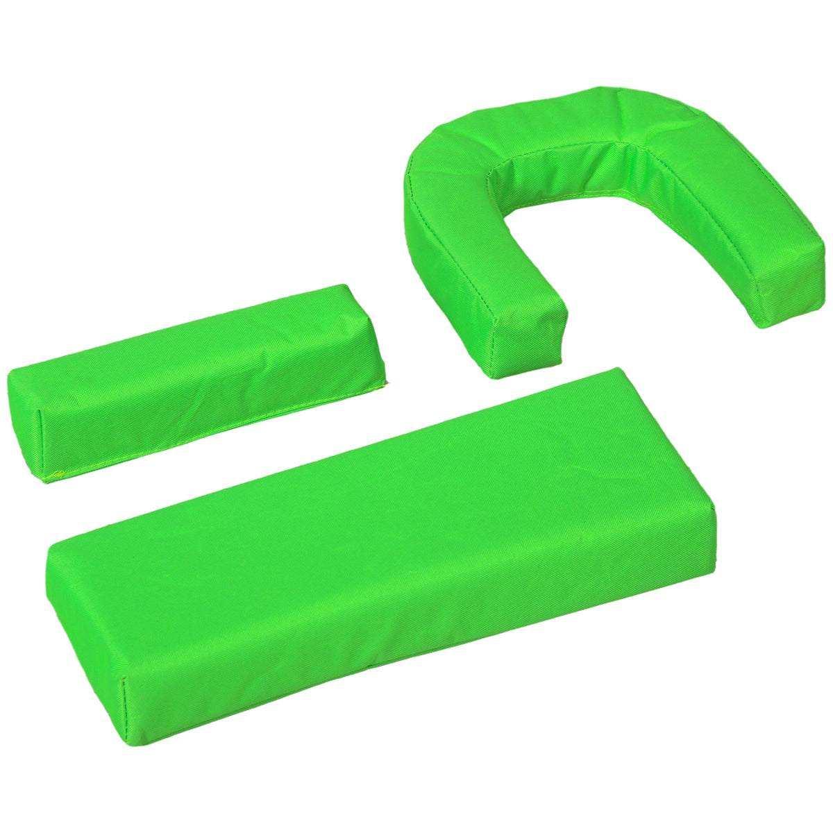2pcs Adjustable Outdoor Lounge Chairs with Face Hole, Green