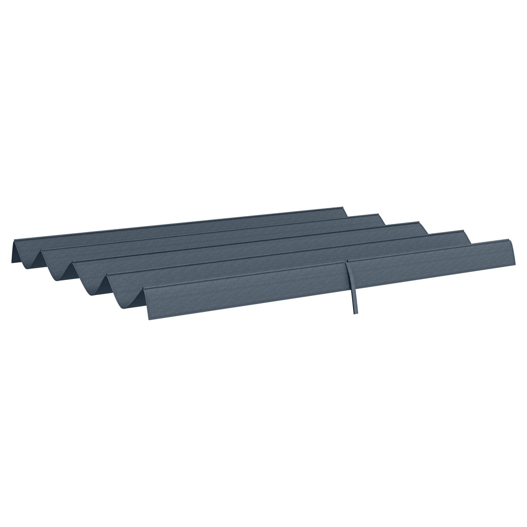UV30+ Retractable Canopy for 9.8'x7.1' Pergola, Dark Grey
