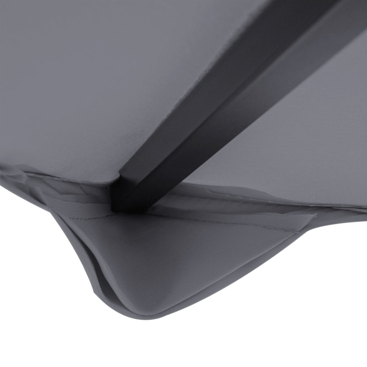 9.8' x 9.8' 2-Tier Gazebo Replacement Canopy, Dark Grey