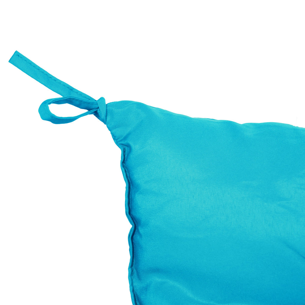 3 Seater Swing Chair Replacement Cushions with Backrest for Patio Furniture, Turquoise